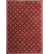 burgundy rug